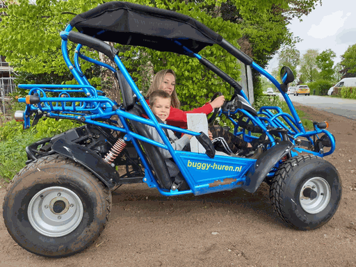 Brombuggy ouder en kind